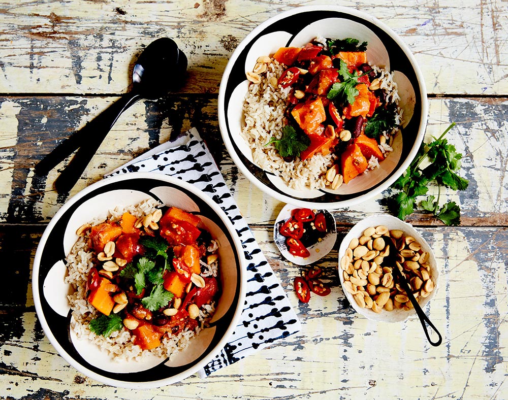 African Sweet Potato and Peanut Stew