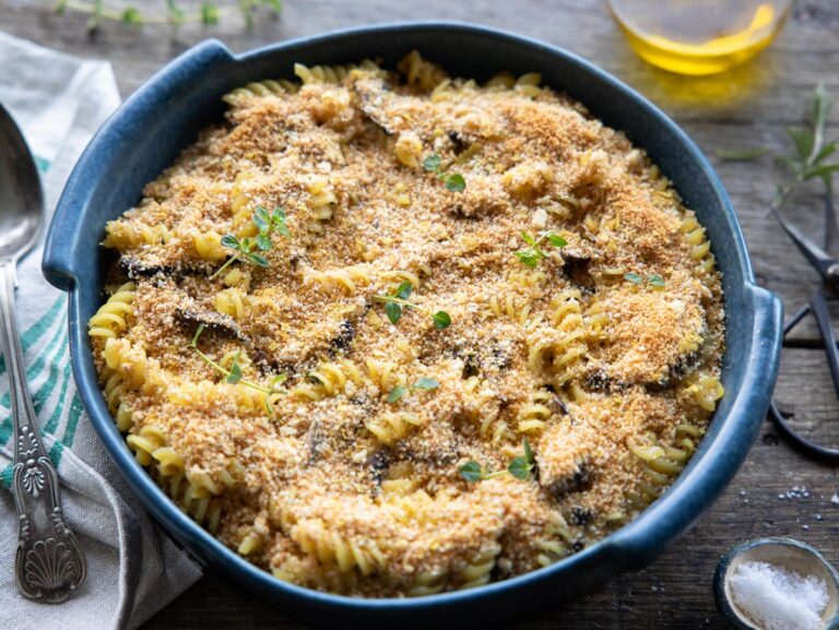 Creamy Mushroom Pasta Bake