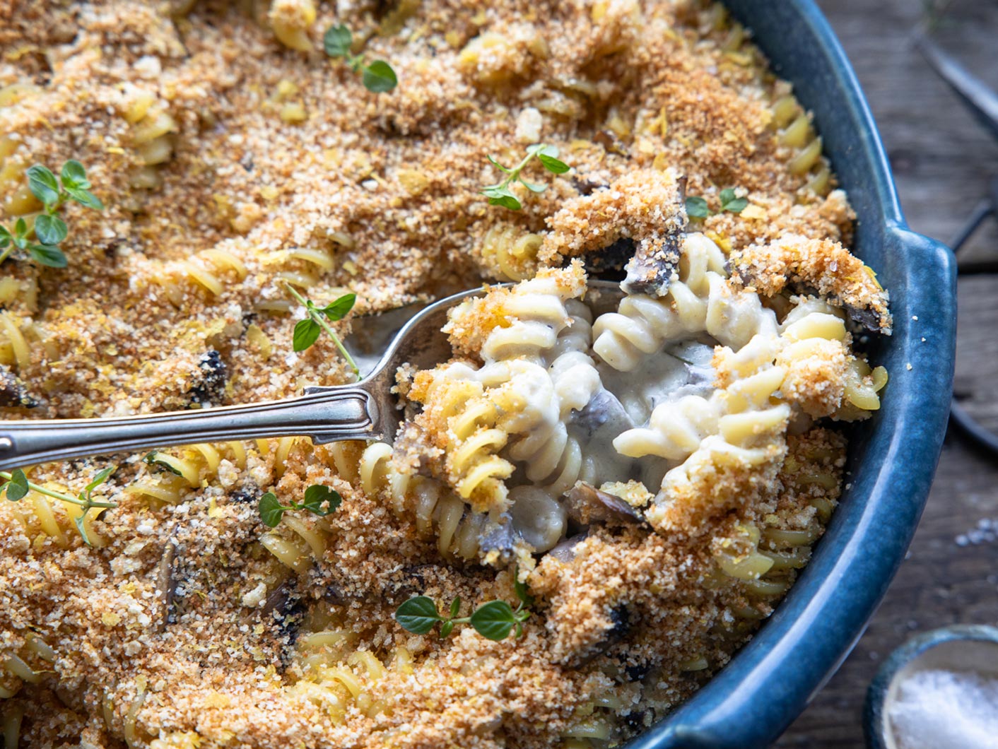 Creamy Mushroom Pasta Bake