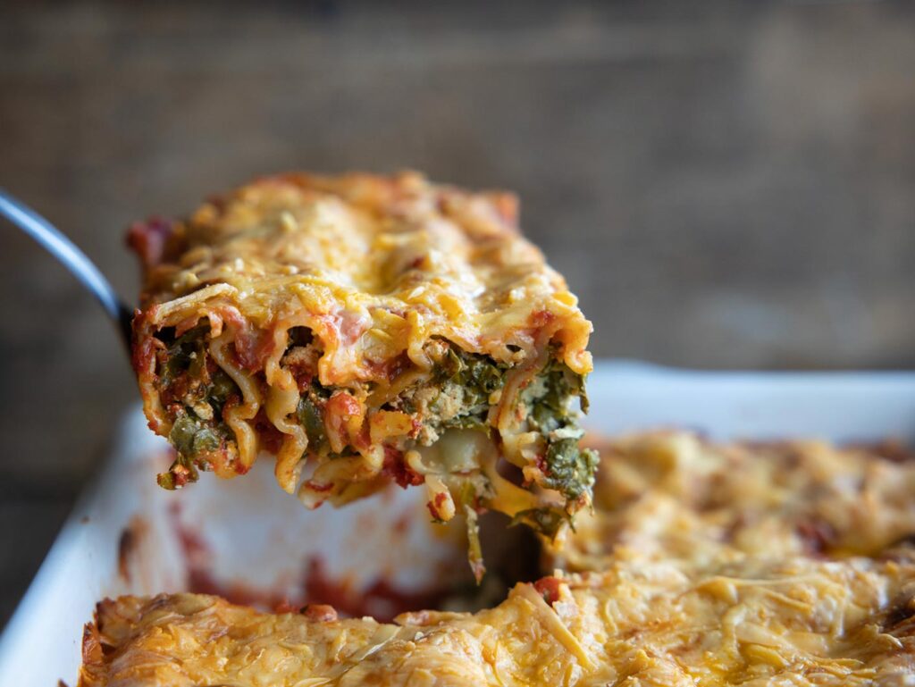 Vegan Ricotta & Spinach Cannelloni