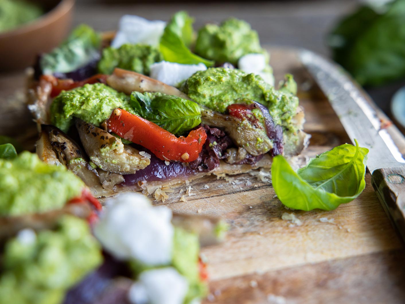 Upside Down Puff Pastry Pizza