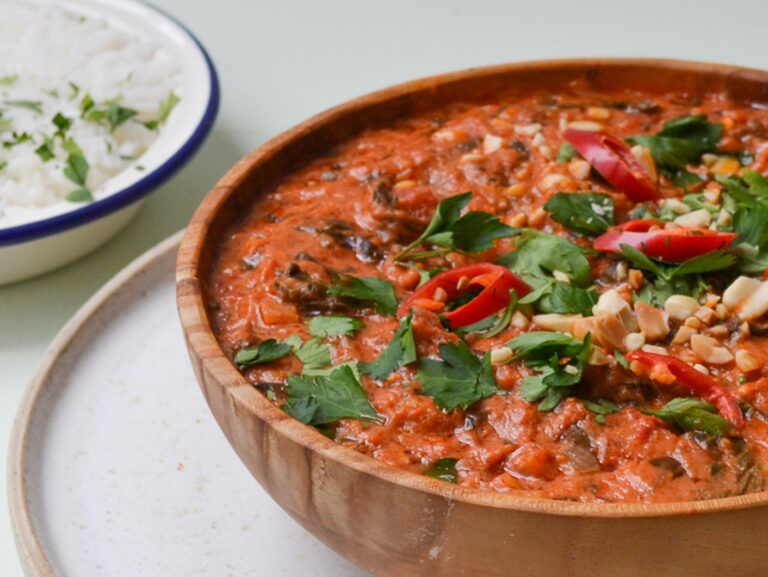 Spinach and Peanut Stew