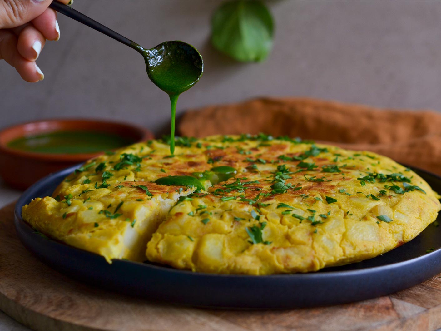 Tortilla De Patatas - VegKit.com